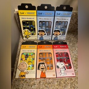 RUDE Peanuts Character Press-On Nail Kit Set